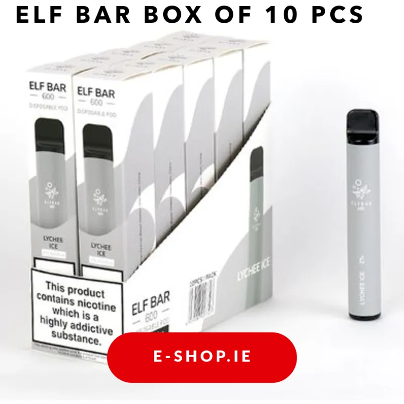 Elf Bar Box of 10 pcs Disposable Vape kit Ireland