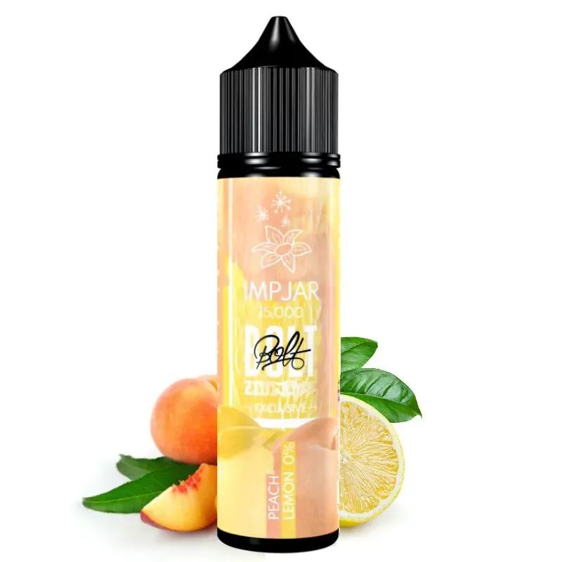 Imp Jar & Zeus Bolt Lemon Peach 50ml Shortfill E‑Liquid