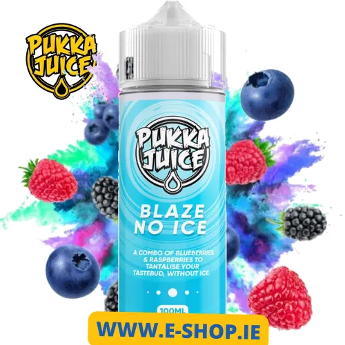 Blaze No Ice E-Liquid Shortfill by Pukka Juice