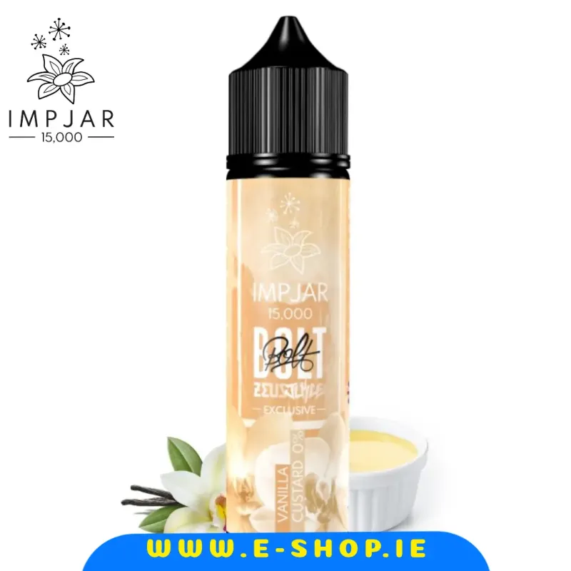 Imp Jar & Zeus Bolt Vanilla Custard 50ml Shortfill E‑Liquid