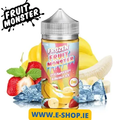 Fruit Monster Strawberry Banana Ice 100ml Vape Juice