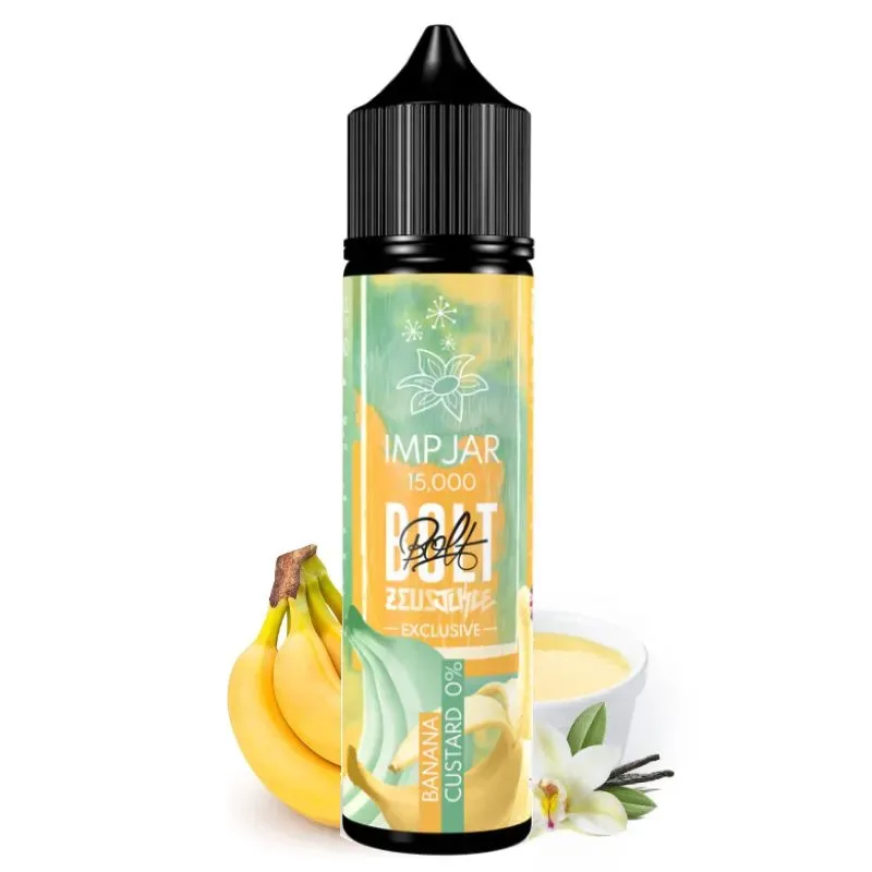 Imp Jar & Zeus Bolt Banana Custard 50ml Shortfill E‑Liquid