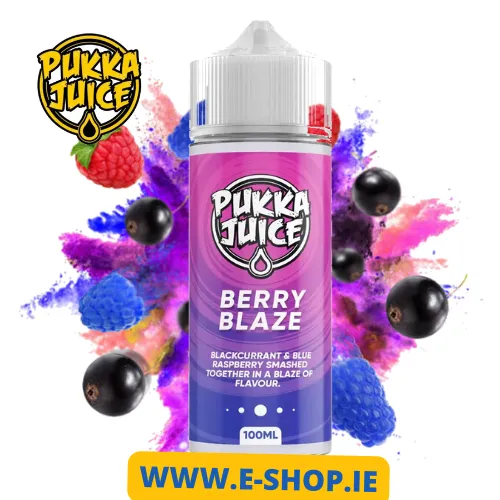 100ml Berry Blaze E-Liquid Shortfill by Pukka Juice
