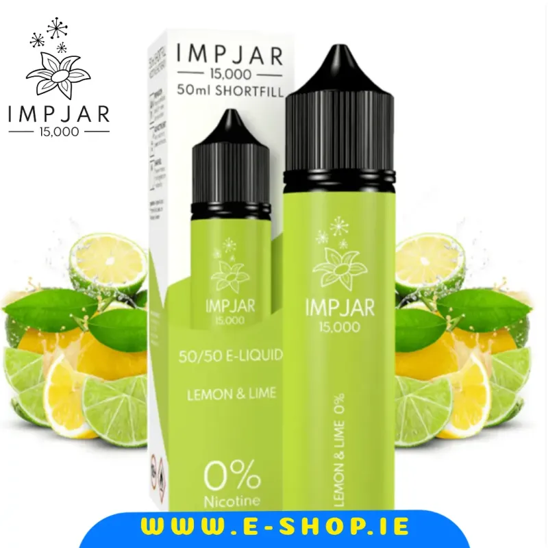 Imp Jar Lemon & Lime 50ml Shortfills e-liquid Ireland