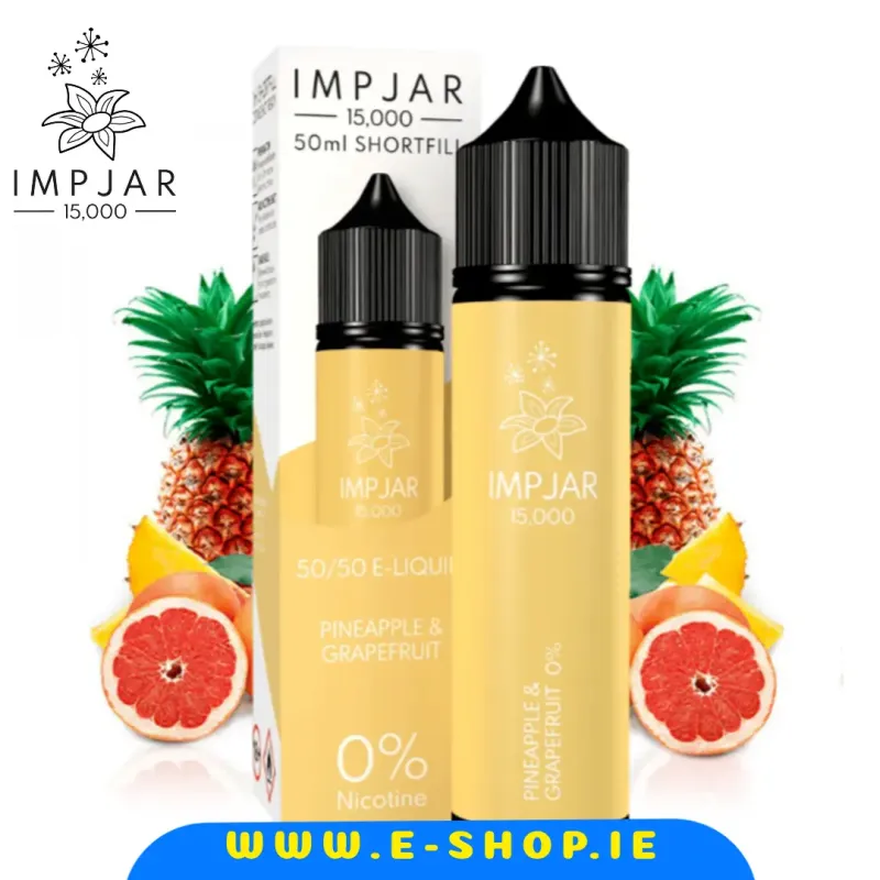 Imp Jar Pineapple Grapefruit 50ml Shortfills e-liquid Ireland
