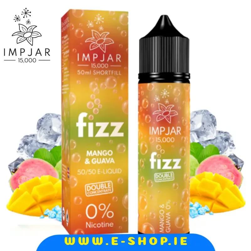 Imp Jar Fizzy mango and guava 50ml Shortfills e-liquid Ireland