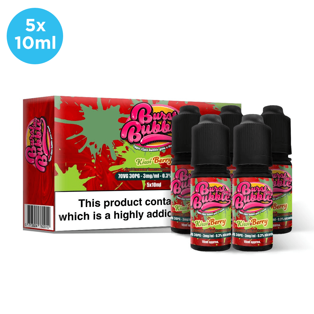 KIWI BERRY E LIQUID BY BURST MY BUBBLE 4x10 ML