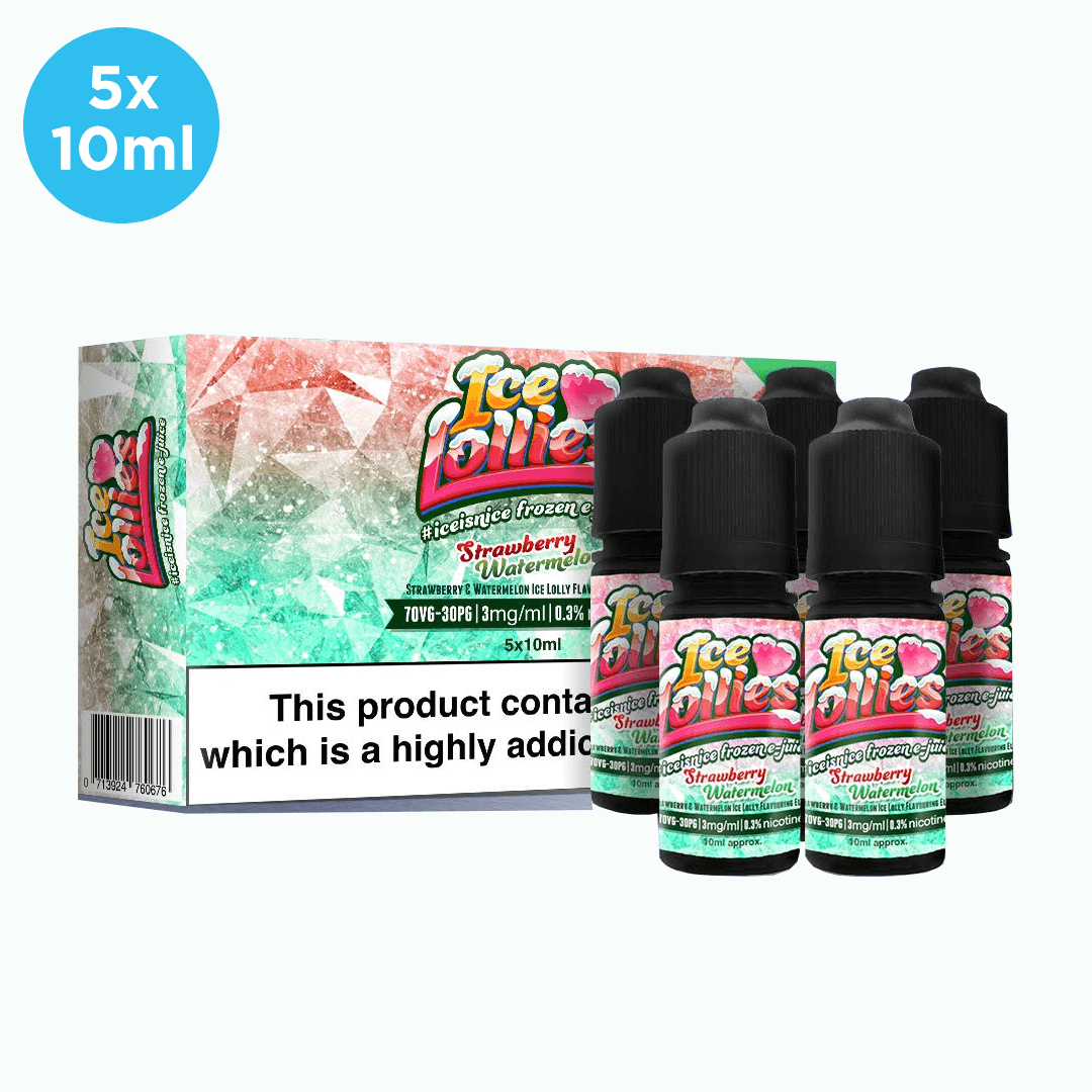 Strawberry Watermelon E liquid by Ice Lollies