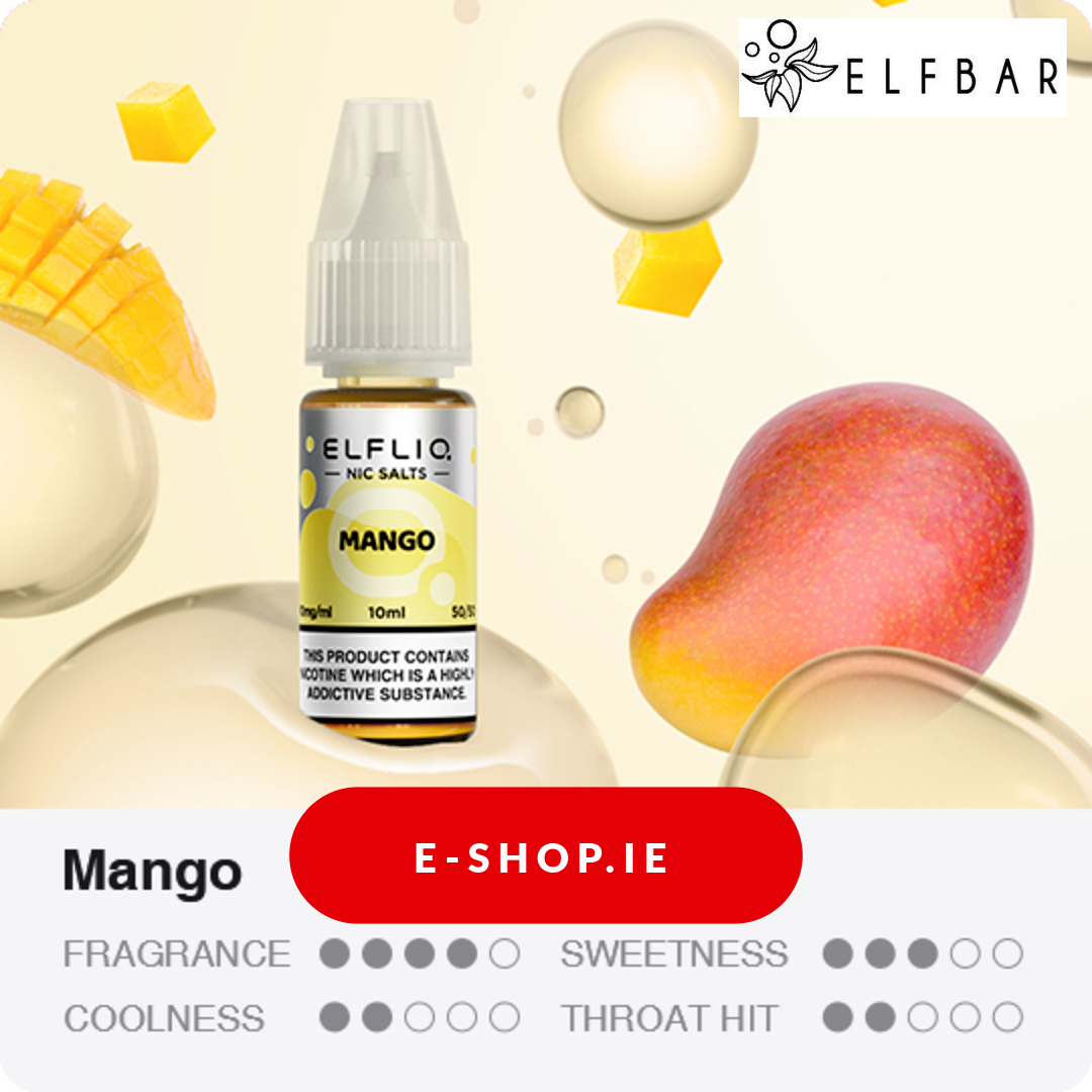 Mango Official Elfliq nic salt Ireland