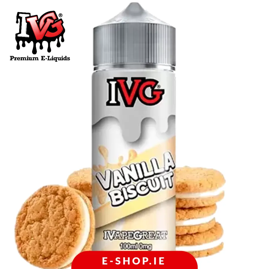 Vanilla Biscuit 100ml IVG E-liquid Ireland