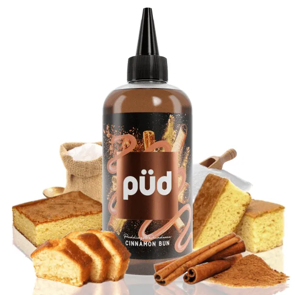 Cinnamon Bun by PUD 200ml shortfill e liquid Ireland