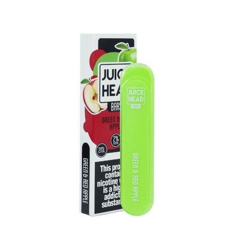 Juice head bar Green and Red Apple disposable vape kit