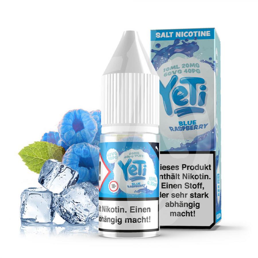 Yeti Blue Raspberry Nic salt E-liquid Ireland
