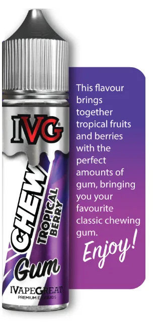 IVG Chew gum Tropical berry 50 ml