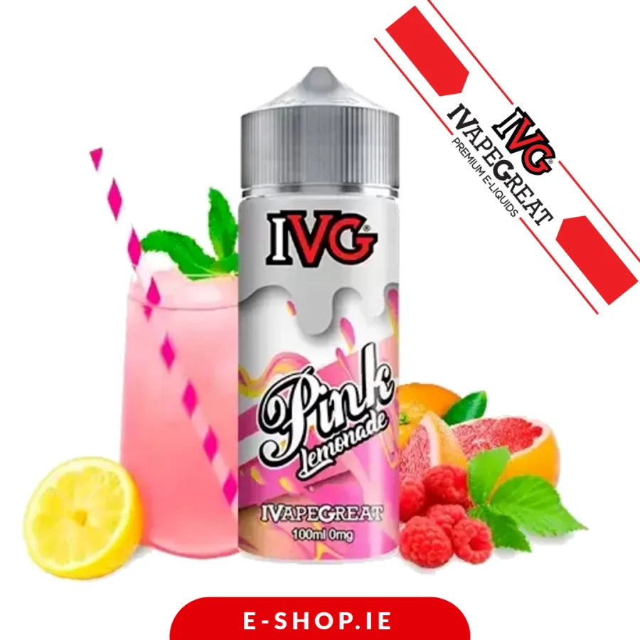 IVG Pink lemonade 100 ml I Vape Great E-liquid Ireland