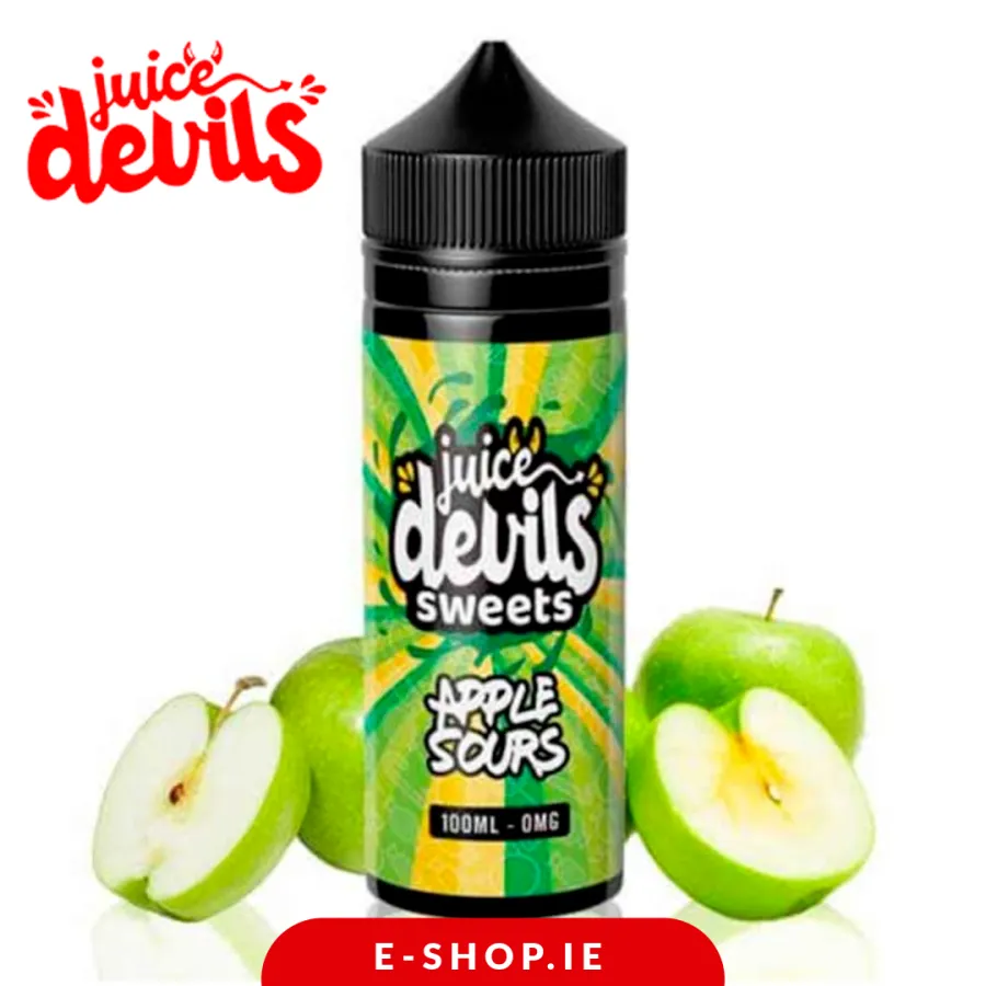 100ml Apple Sours by Juice Devils - Cheap E-liquid Ireland