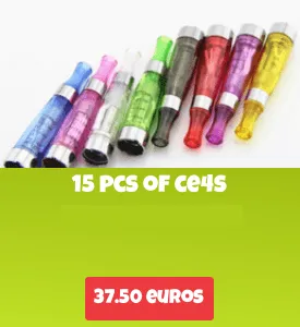 15 PCS OF CE4 ATOMIZERS SPECIAL DEAL IRELAND