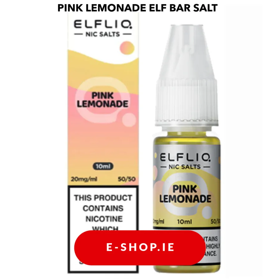 PINK LEMONADE NIC SALT E-LIQUID BY ELF BAR ELFLIQ