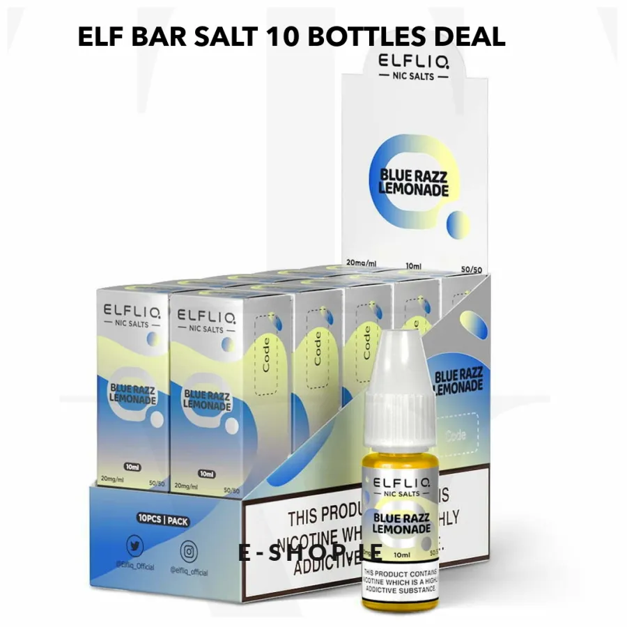 Elfliq Elf bar Nic salts 10 bottles Deal