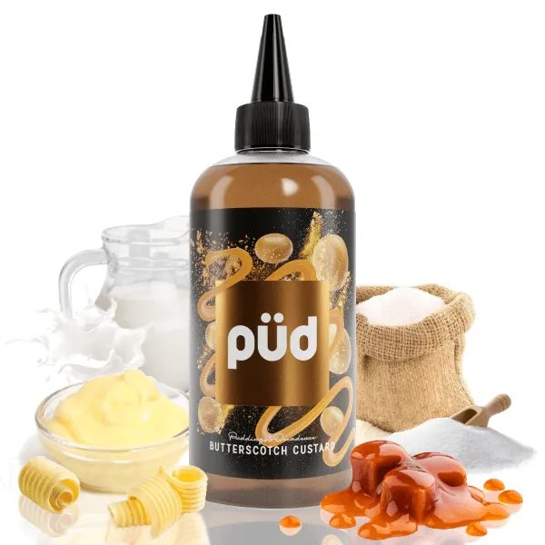 Butterscotch Custard by PUD 200ml shortfill e liquid Ireland