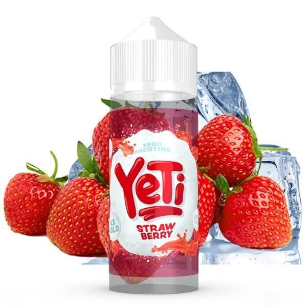 100ml Yeti Strawberry E-Liquid | Ice Menthol E-Juice - Vape Ireland