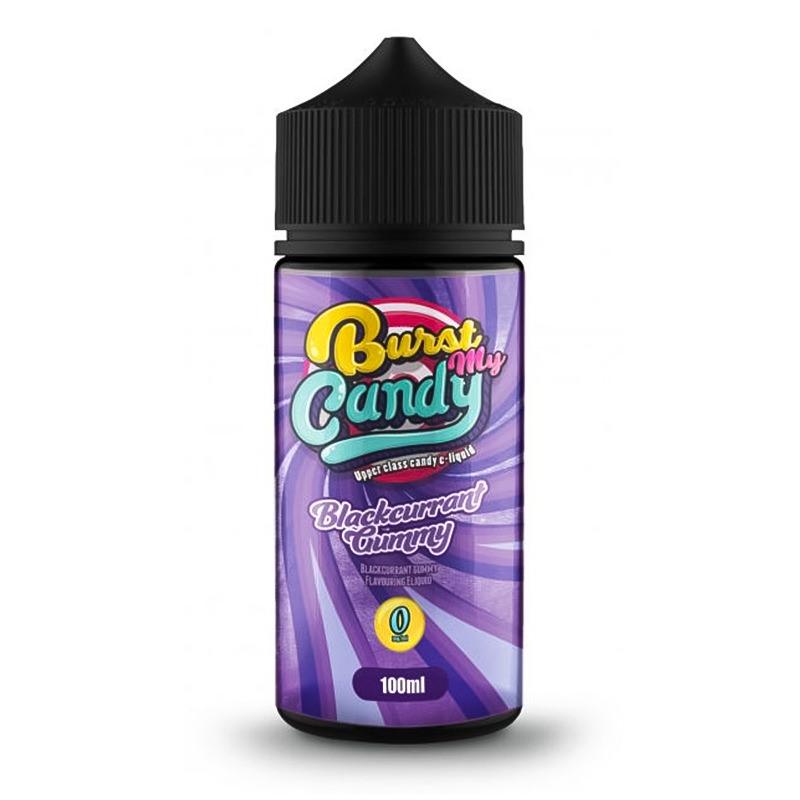 100ml BLACKCURRANT GUMMY E-LIQUID BY BURST MY Candy in Ireland