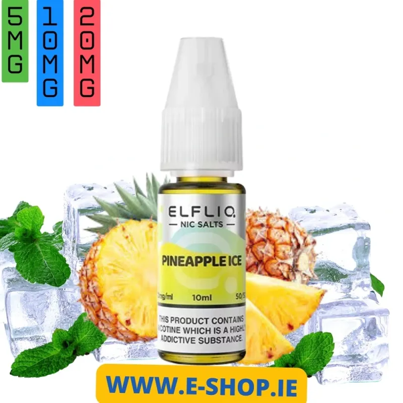 PINEAPPLE ICE NIC SALT E-LIQUID BY ELF BAR ELFLIQ 1