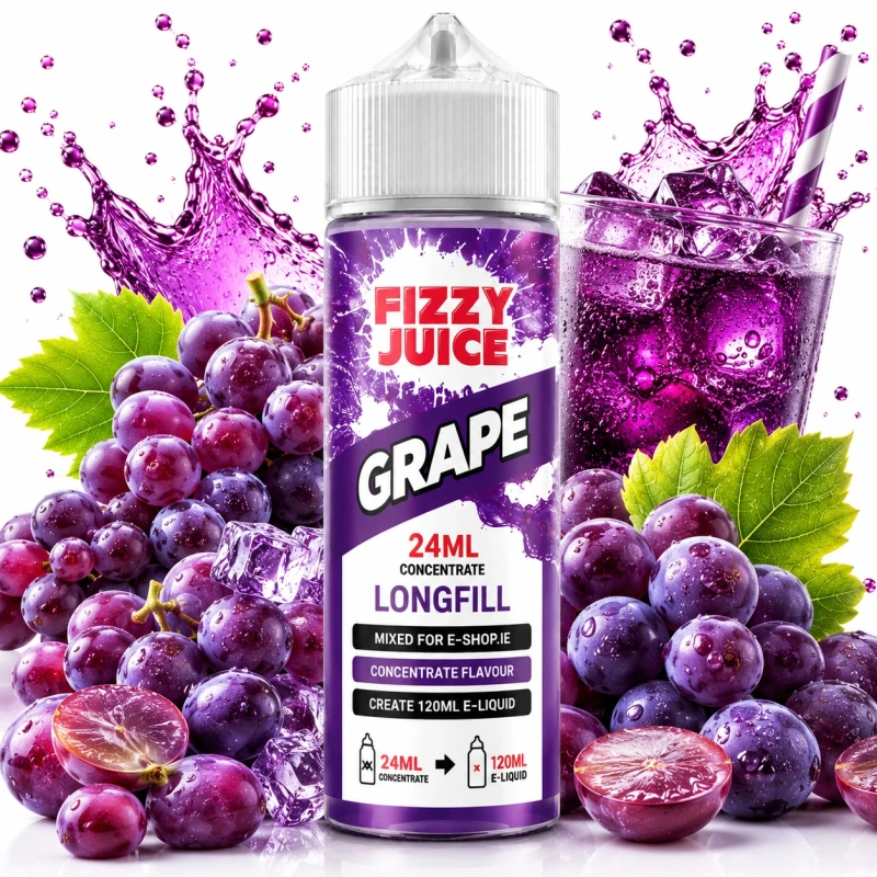 Fizzy Juice Blueberry Ice Longfill 24ml Ireland | 120ml Vape Juice