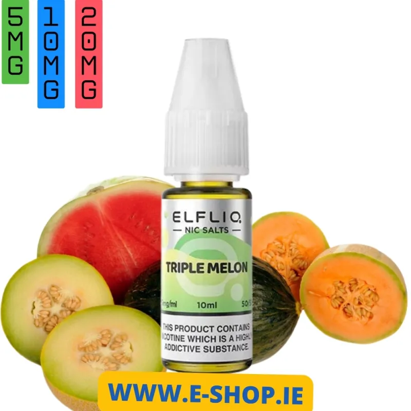 TRIPPLE MELON NIC SALT E-LIQUID BY ELF BAR ELFLIQ 4