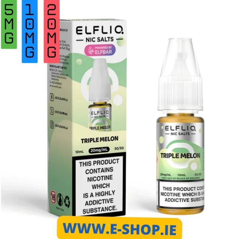 TRIPPLE MELON NIC SALT E-LIQUID BY ELF BAR ELFLIQ 2