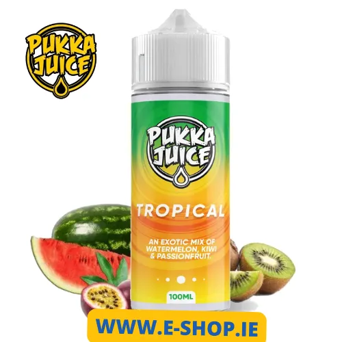 100ml Tropical E-Liquid Shortfill by Pukka Juice