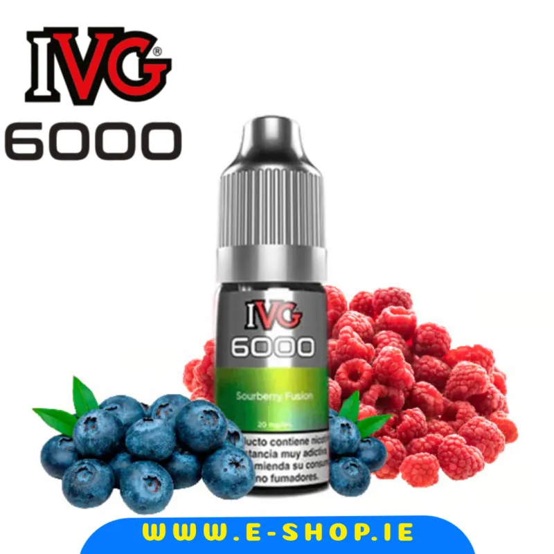 IVG 6000 Sourberry Fusion Nic Salt
