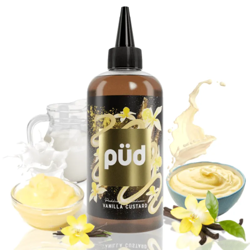 Vanilla Custard by PUD 200ml shortfill e liquid Ireland