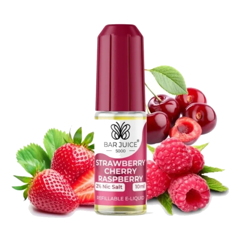 Strawberry Cherry Raspberry Bar juice Nic salt e-liquid