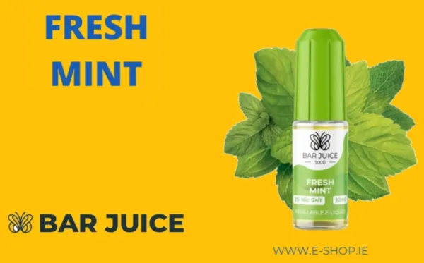 Fresh Mint Bar juice Nic salt e-liquid