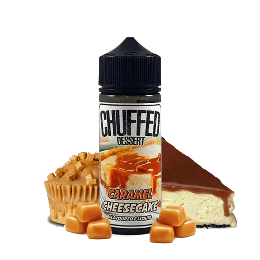 Chuffed Dessert - Caramel Cheesecake 0mg 100ml Shortfill E-Liquid