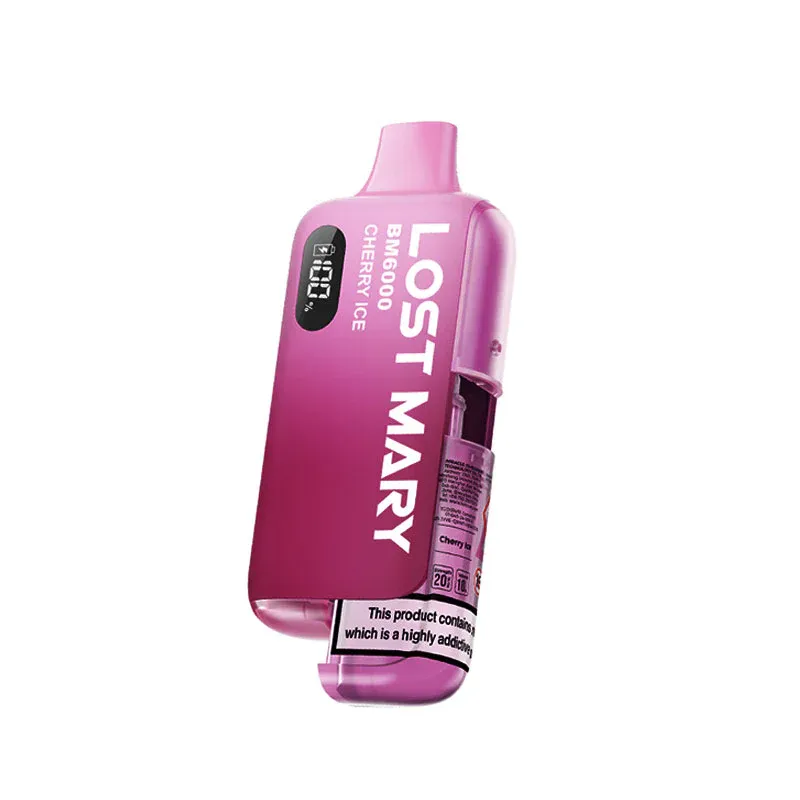 Cherry Ice Lost Mary BM6000 Disposable Vape Kit 1