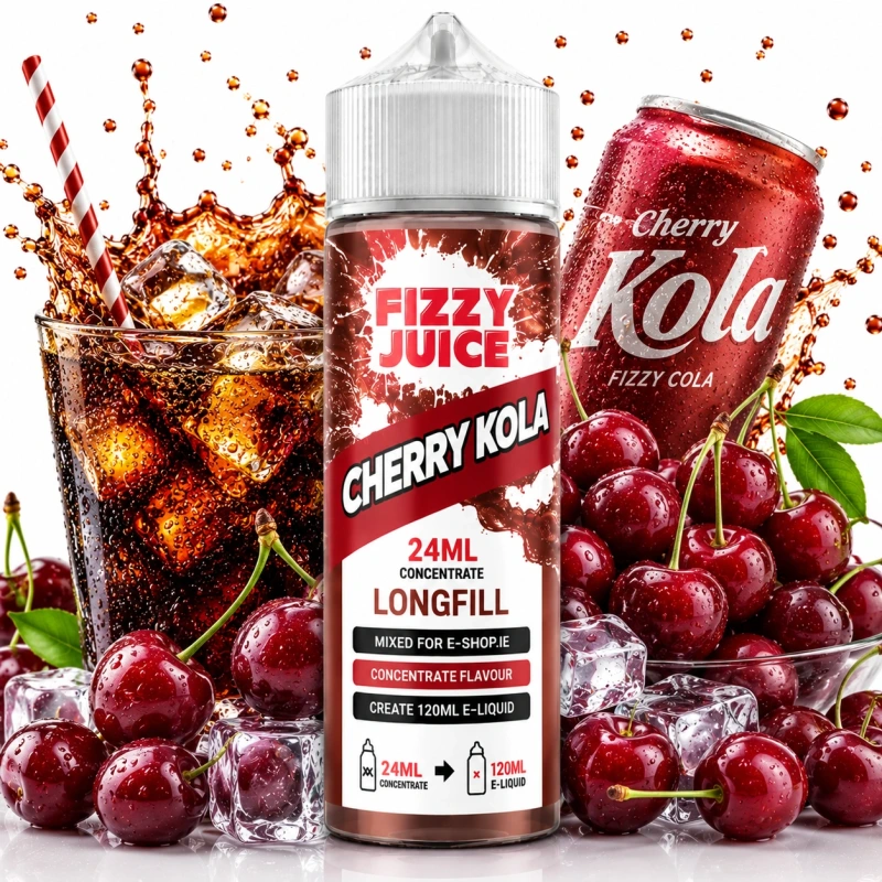 Fizzy Juice Cherry Cola Longfill 24ml Ireland | 120ml Vape Juice