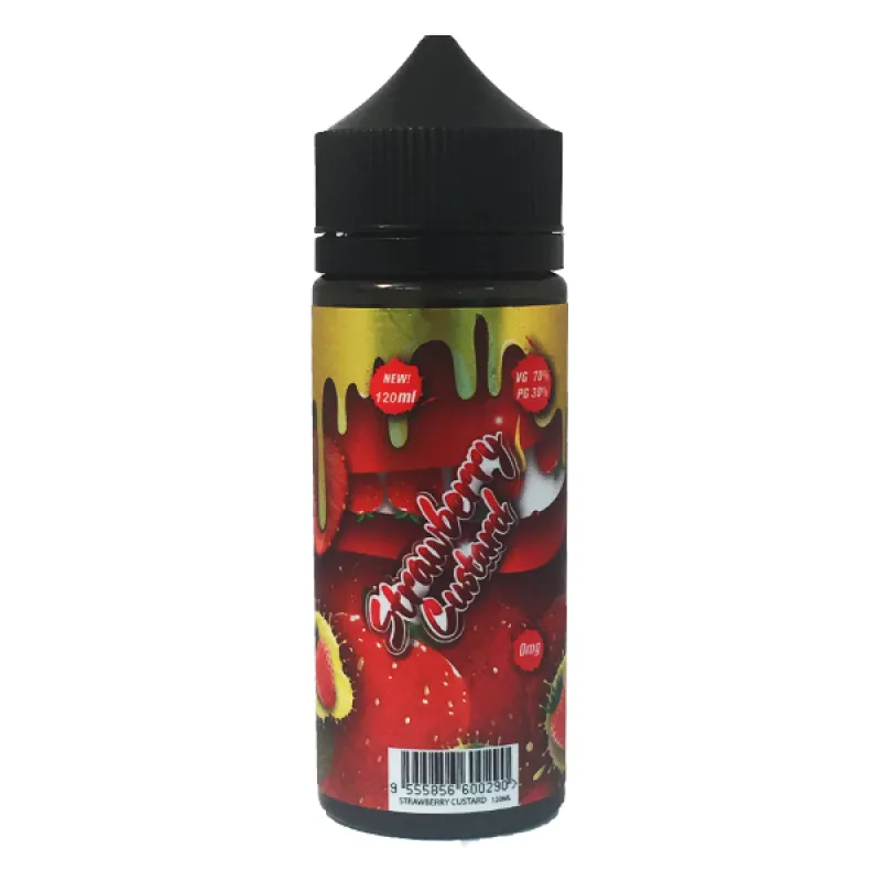 100ML Fizzy Strawberry Custard E Liquid