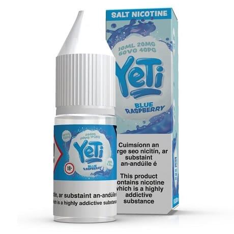 Yeti Blue Raspberry Ice Nic salt E-liquid Ireland