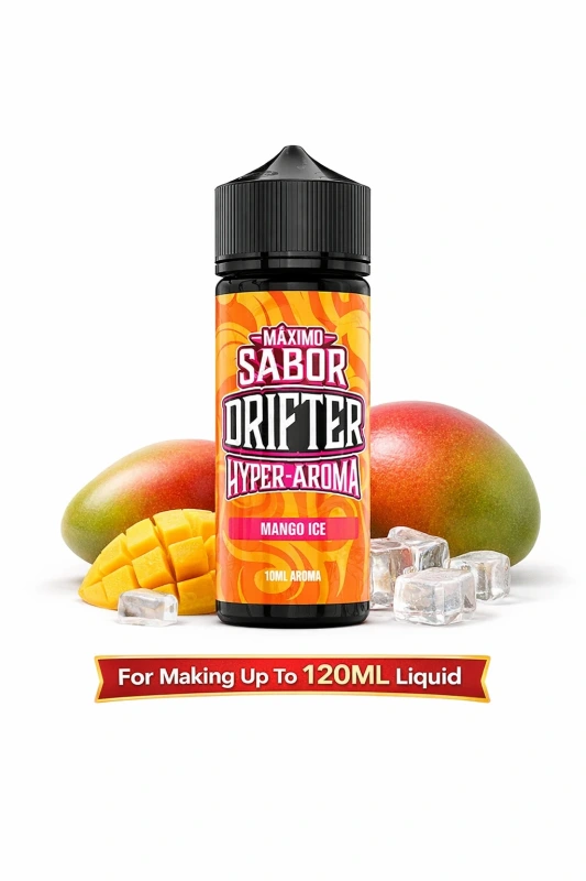 Drifter Hyper Mango Ice Longfill 10ml (120ml Bottle)
