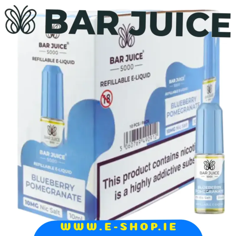 Bar Juice 5000 (10mg) - Nic Salt E-liquid Ireland Pack of 10