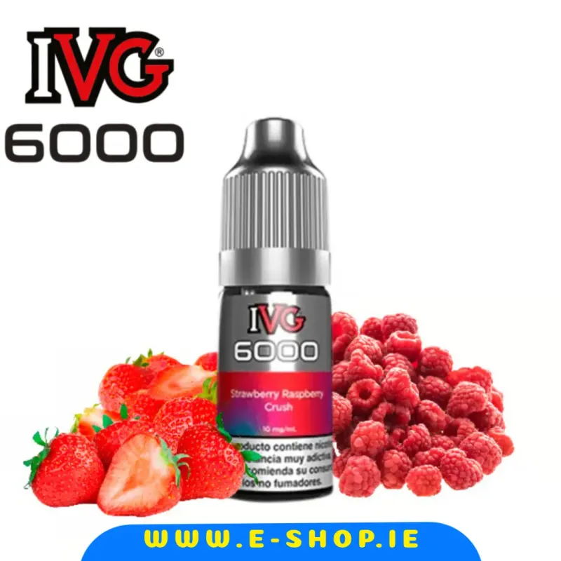 IVG 6000 Strawberry Raspberry Crush Nic Salt