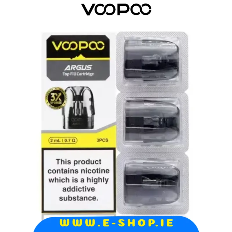 VooPoo Argus Replacement Pod Cartridges 3pcs