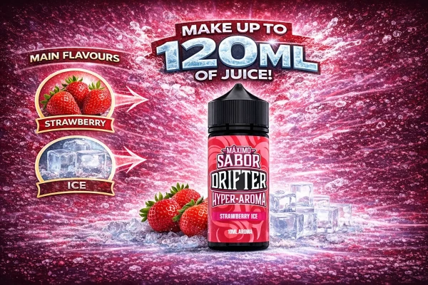 Drifter Hyper Strawberry Ice Longfill Ireland | Make 120ml Vape Juice