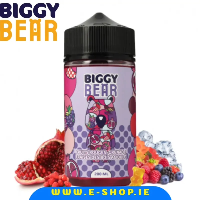BIGGY BEAR 200ML POMEGRANATE, WILD STRAWBERRY AND OTHER BERRIES