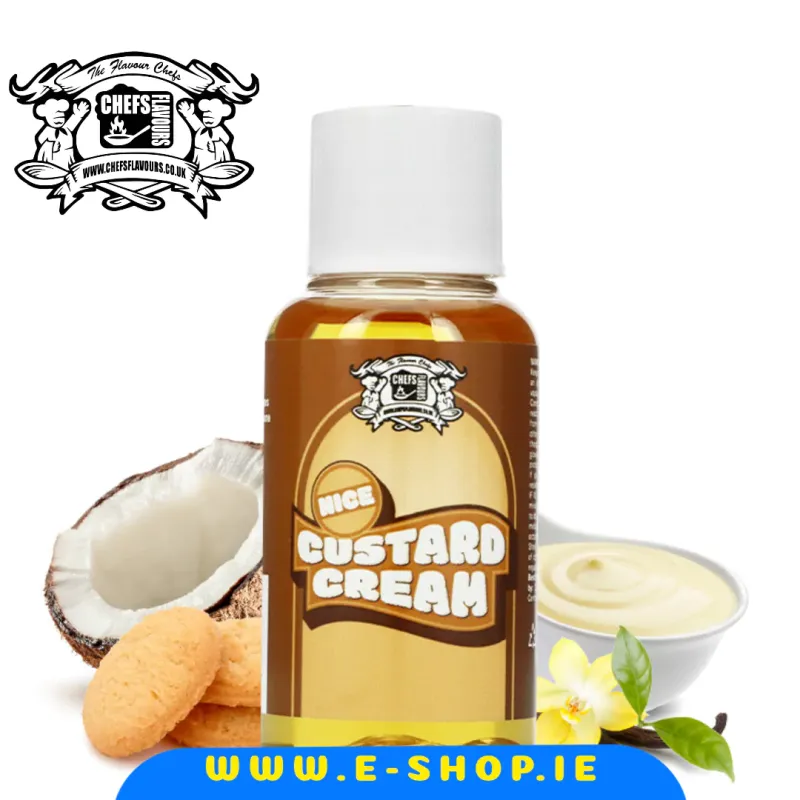 Chefs Flavours Nice Custard Cream 30ml Concentrate