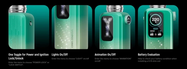 Voopoo Vinci Spark 220 Vape Kit – Powerful 220W Vape in Ireland 5