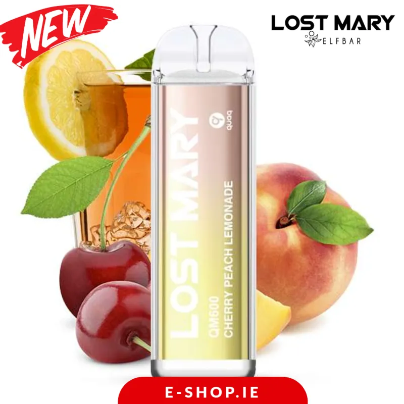 Cherry peach lemonade Lost Mary QM600 Ireland