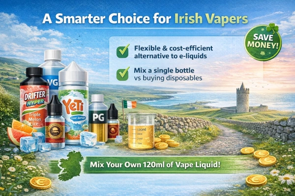 Drifter Hyper Strawberry Ice Longfill Ireland | Make 120ml Vape Juice 6